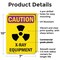 Signmission Radiation & Laser Sign, 10 in H x 7 in W, Plastic, Rectangle OS-2PACK-CR-P-710-V-10281 - alternate 3